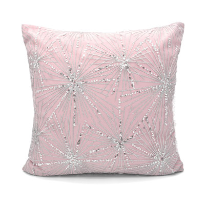 Crinkle Glitter Sequin Shimmering Cushion