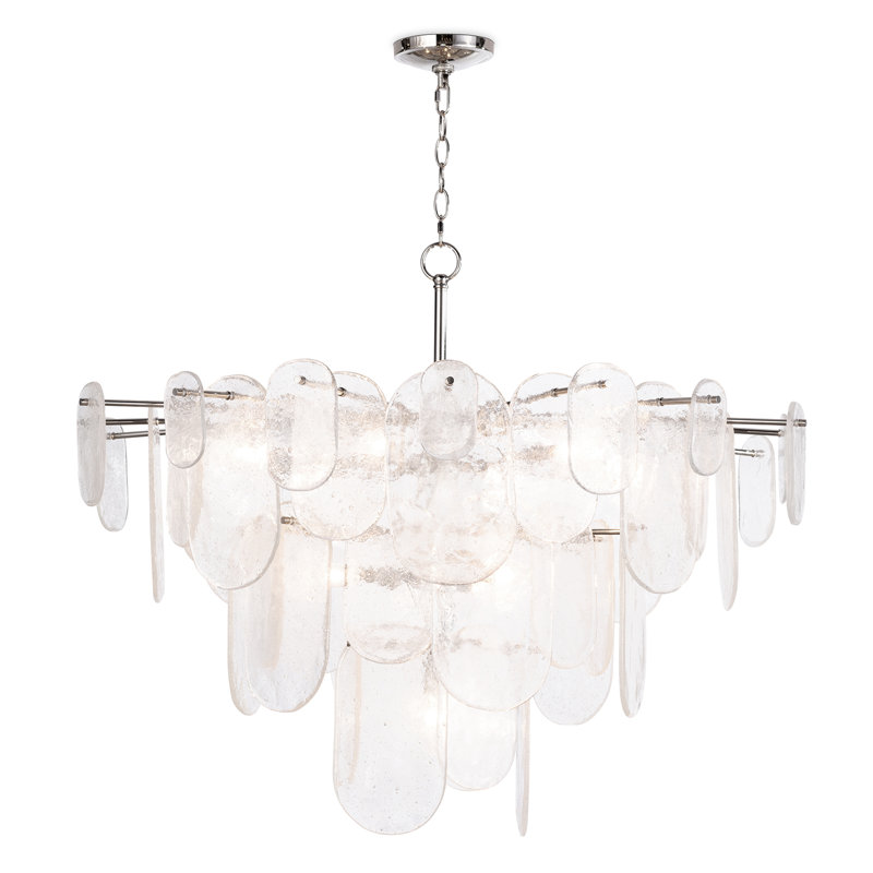 Echo Chandelier, Polished Nickel