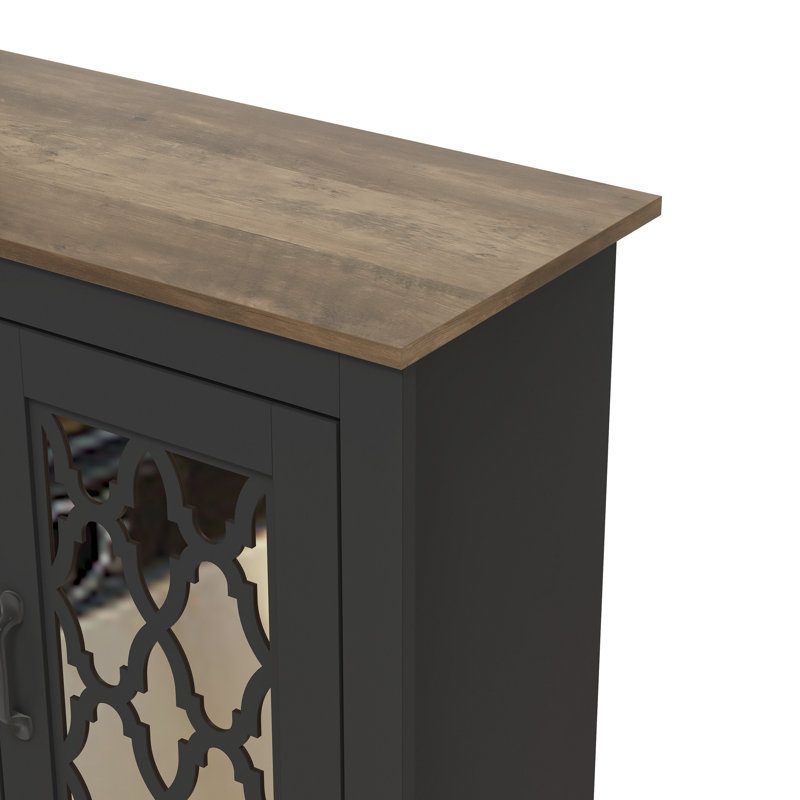 Chessani 16 Pair Shoe Storage Cabinet, Noir