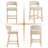 26.2"H Mid-Century Upholstered Linen Counter Stool With Solid Wood Frame-647992132