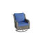 Deux chaises pivotantes et une table d'appoint JB