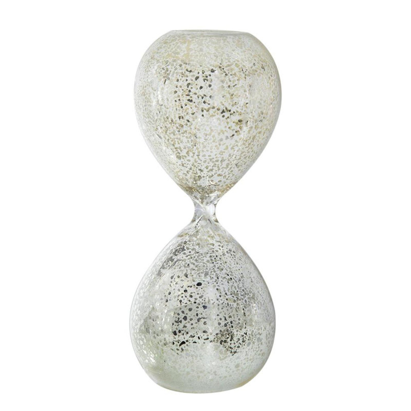 Hagan Hourglass, Silver/White