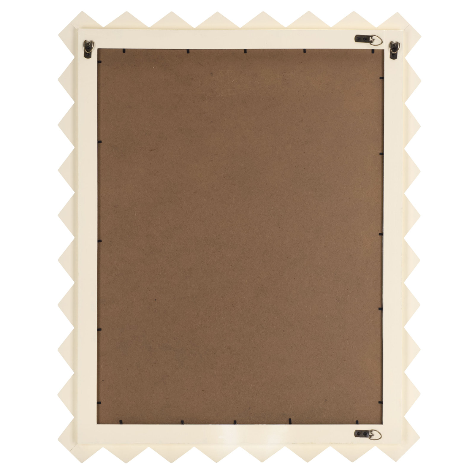 Nell Rectangle Wall Mirror, White