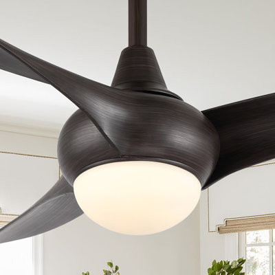 Ventilateur de plafond à 52 pales 52 po avec télécommande et ensemble d'éclairage inclus Coleigh