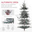 Arbre de Noël à charnière artificiel 9 pi avec base en métal