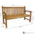 Heilman Mission-Back Teak Garden Bench