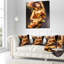 Portrait Oreiller Femme Sensuelle Abstract