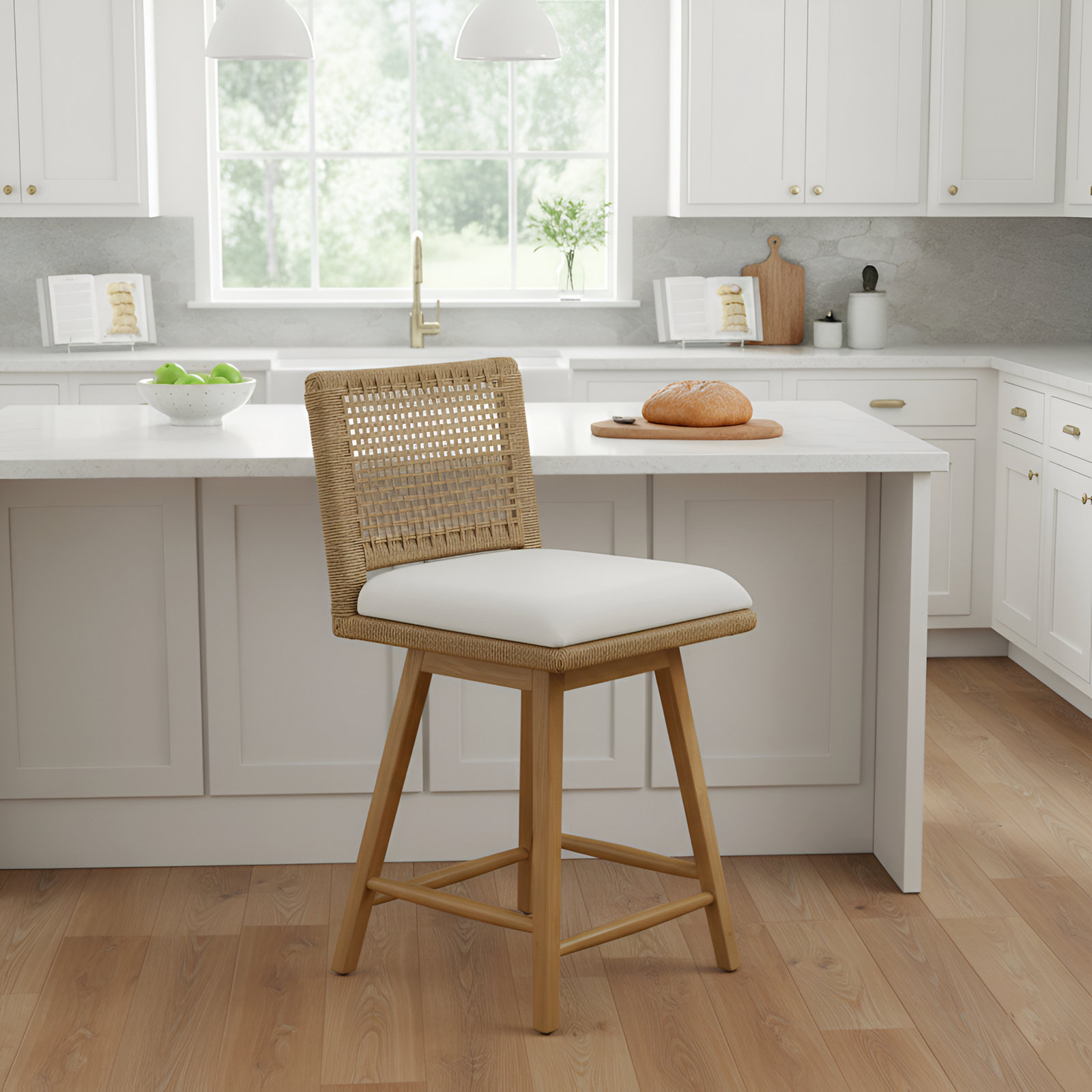 Solterra Swivel counter Stools (Set of 2)