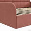 Cadre de lit de jour en tissu bouclé avec tiroir de rangement en filet-633603078