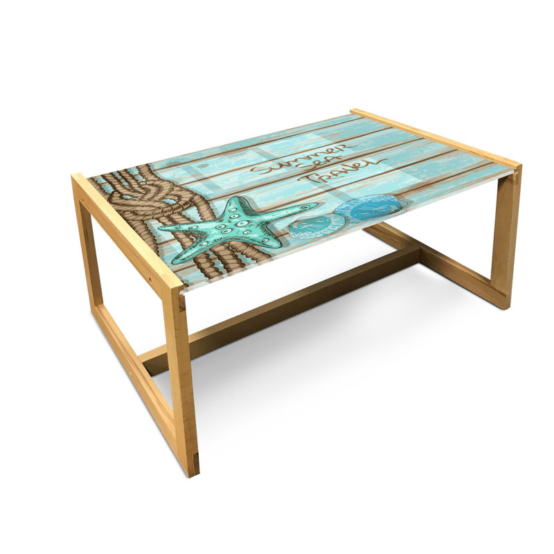 Jamescia Sled Coffee Table, 90cm H x 62cm W x 40cm D