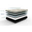 Matelas simple ferme en gel de 8 po - Réduit l'inconfort articulaire et musculaire, environnement de sommeil frais, housse à fermeture à glissière amovible pour soulager le stress, sommeil nocturne, microbien-729112689