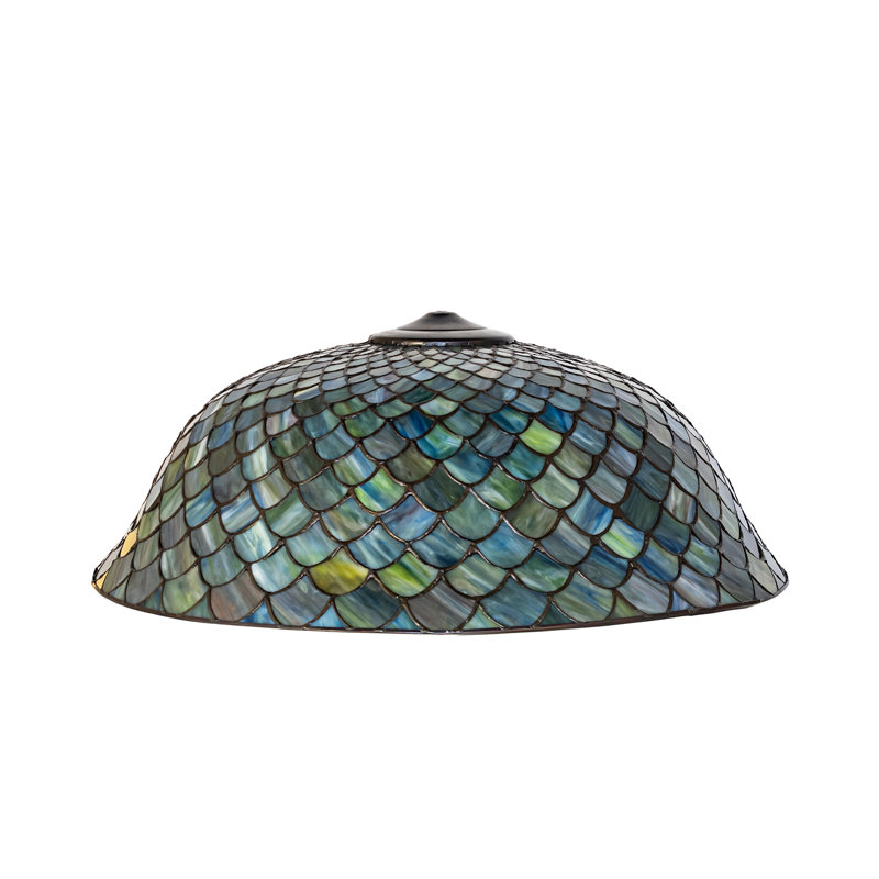 24" Wide Tiffany Fishscale Shade