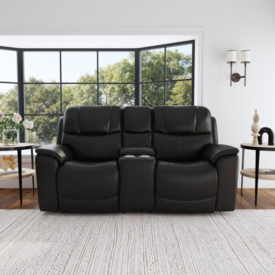 Cooper Power Reclining Loveseat with Console & Power Headrests & Lumbar -  Flexsteel, 1783-64PH-633-00