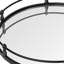 Plateau rond pour coiffeuse