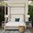  Solid Wood and Upholstered Panel Bed-81297033