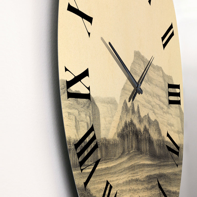 Horloge murale très grande, Moyen