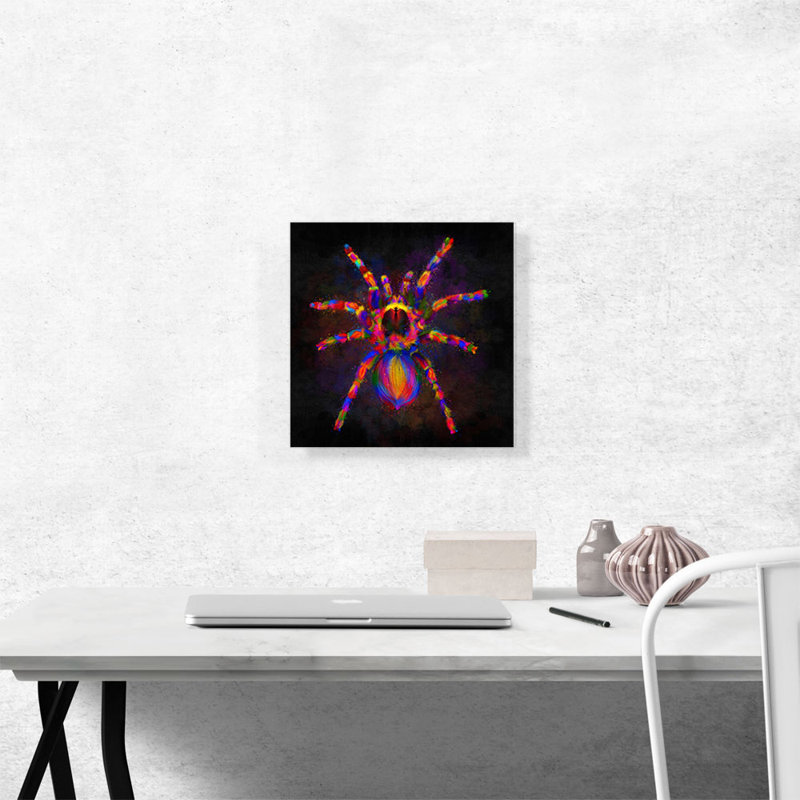 Tarantula Spider - impression sur toile tendue, H 12 po x l 12 po x P 1,5 po
