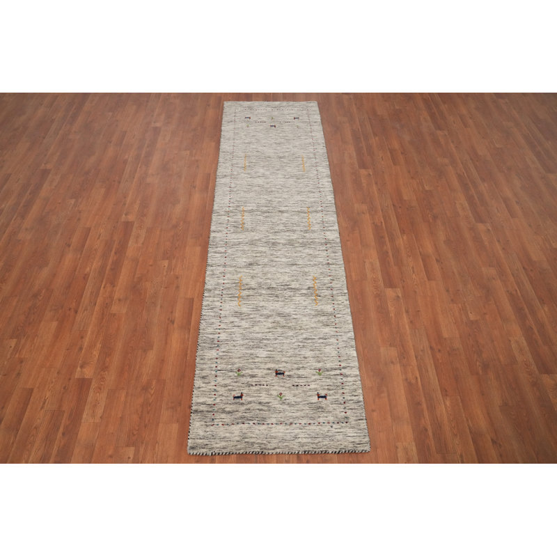 Tapis tribal de style oriental Gabbeh 3 x 9