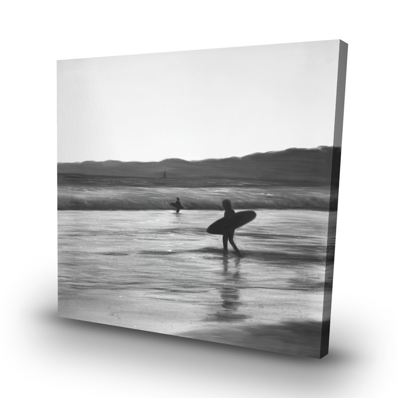 Surfers - 32"x32" art on canvas