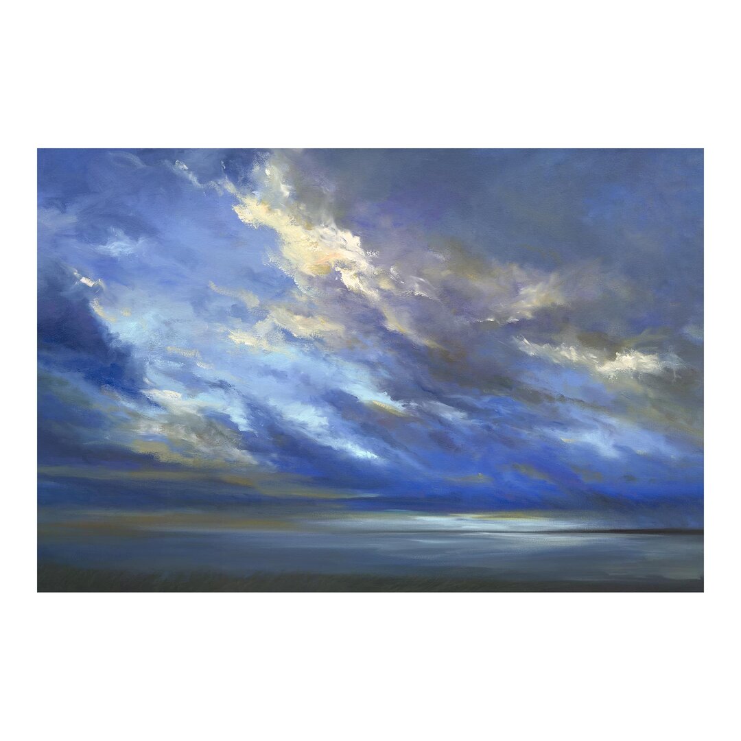 Strukturierte Tapete Dark Coastal Sky 2,25 m x 336 cm