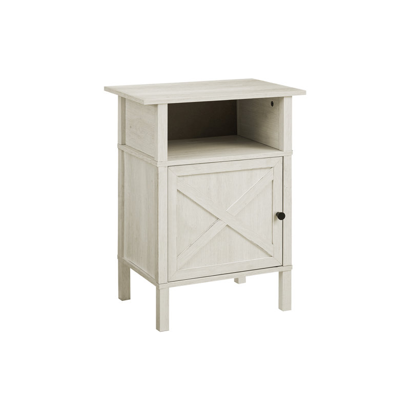 Table d'appoint, table d'appoint, bout, salon, petit, rangement, stratifié bronze foncé, transitionnel, Blanc