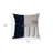 20" Black Beige and White Anchor Patchwork Cotton Throw Pillow-569023501