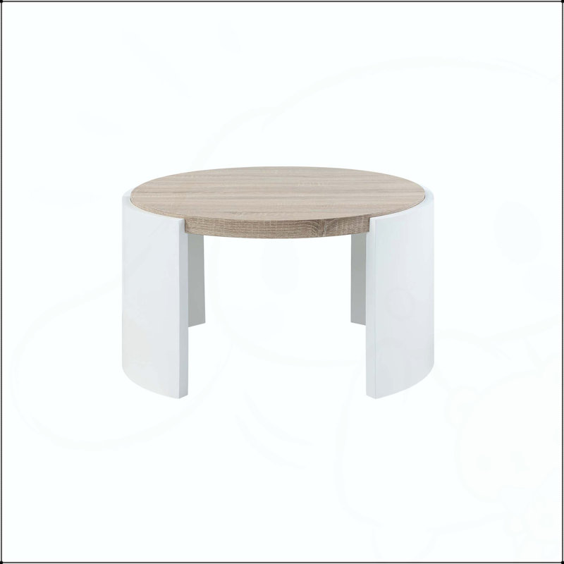Table basse Zoma Oak & White