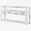 Canapé console 62,2 po avec 4 tiroirs et 2 tablettes-448297015