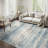 Licia Abstract Blue Area Rug-443458433