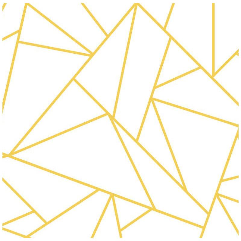 Origami Geometric Peel & Stick Wallpaper Roll by Jamie Graney, Rose Gold/White