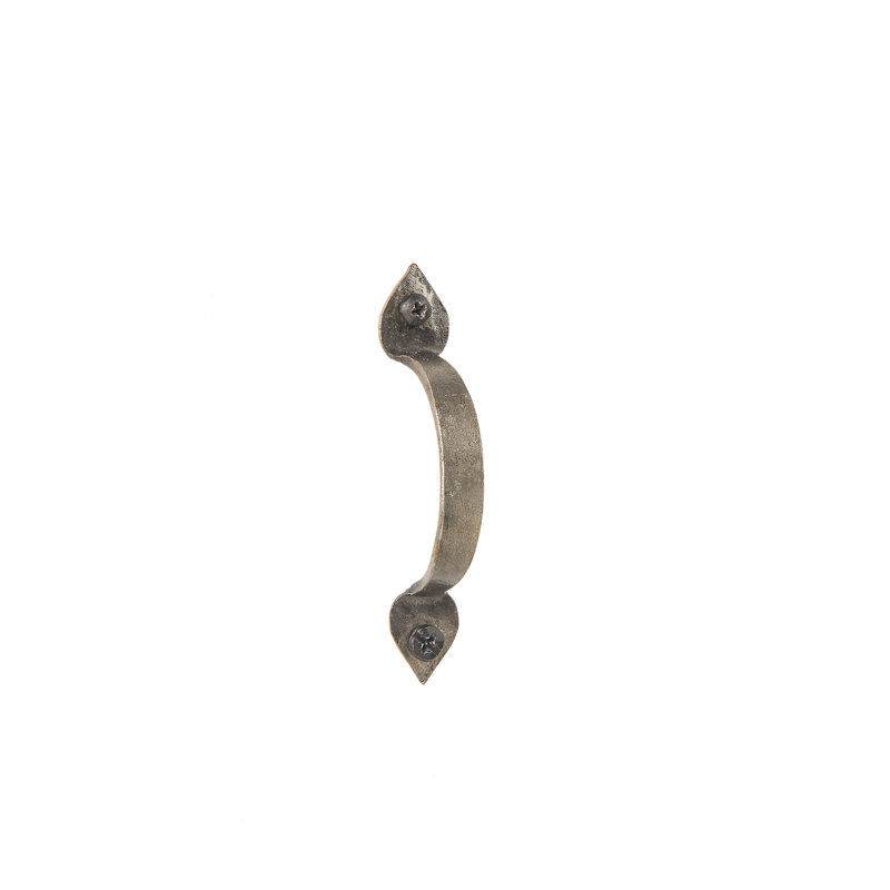 Hand Forged Iron Cabinet Handle, Natural Iron