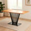Chambersburg Beech Metal Base Dining Table