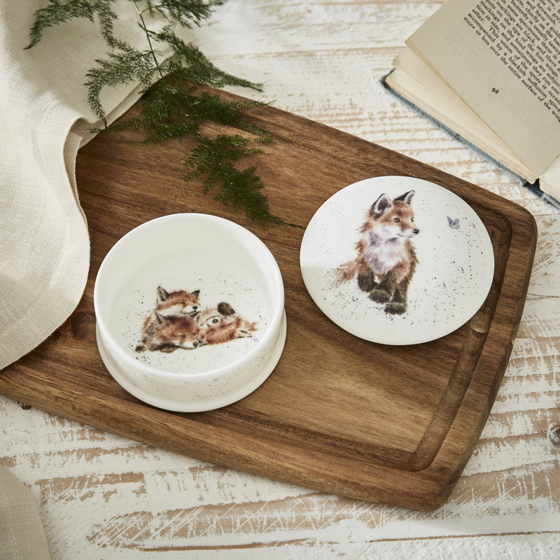 Classic Wrendale Designs  - Lidded Box (Fox)