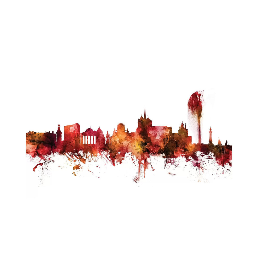 Geneva, Switzerland Skyline by Michael Tompsett - Wrapped Canvas Gallery-Wrapped Canvas Giclée
