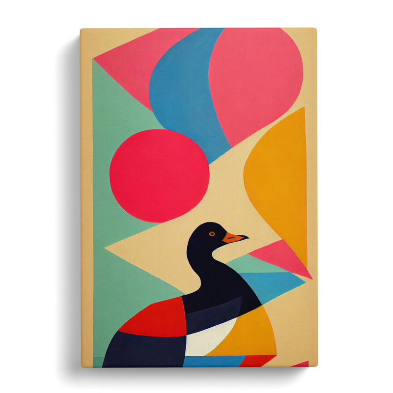 Goose Abstract - Wrapped Canvas, 76cm H x 50cm W x 3cm D