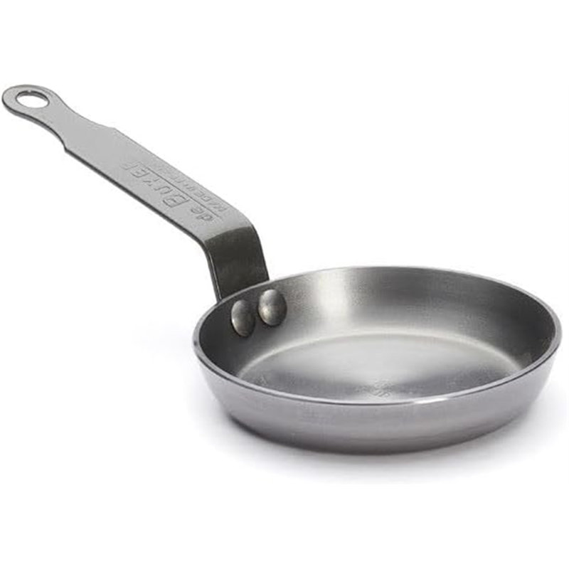 Moule à œuf et à crêpes antiadhésif rond en acier au carbone 5612,12 de De Deer, 4,75 po
