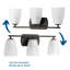 Éclairage pour meuble-lavabo à intensité variable Devi-2024182650