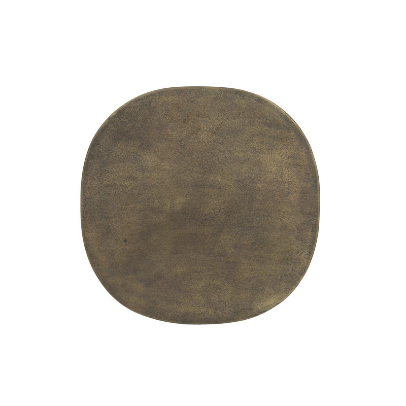 ODESSA End Table, Brass