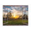 Impression sur toile, art mural, fenêtre, coucher de soleil, champ, nature, photographie, réalisme, paysage-1535866962