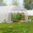 Walk-in Tunnel Greenhouse, 9.6x6.4x6.2 ft Hoop House Greenhouse Tunnel, Roll-up Zipper Door and 6 Windows for Outdoor, Plant Hot House with Galvanized Steel Frame, White PE Cover-102299555-102299556