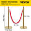 VEVOR 37.8 H x 60 W Steel And Iron Stanchions