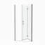 Porte de douche pivotante universelle à ajustement de 1 3/8 po avec finition en verre trempé de 1/4 po 3272-125362286