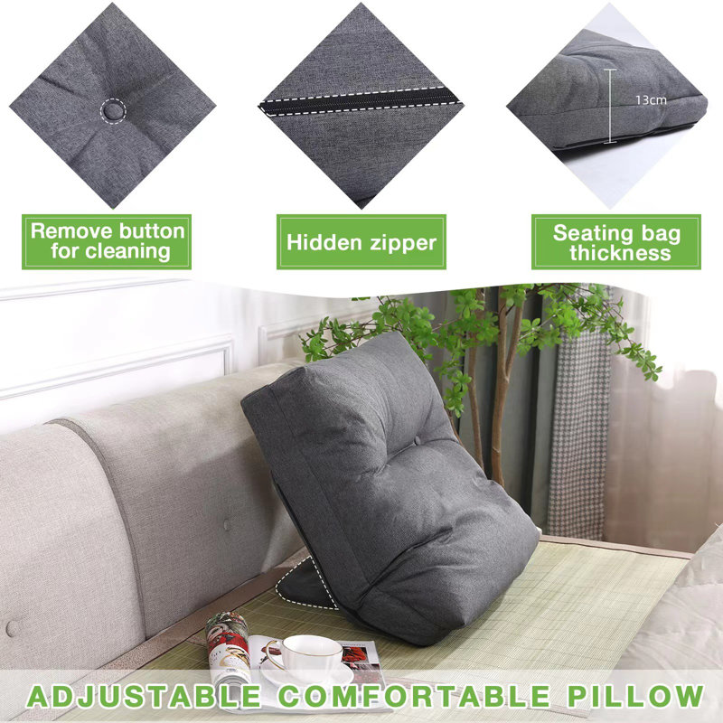 Cotton Rectangular Backrest Cushion Pad