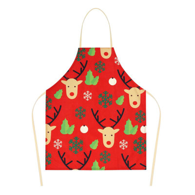 Kitchen Bid Apron Adult Size Christmas Baking Apron for Cooking Baking Crafting