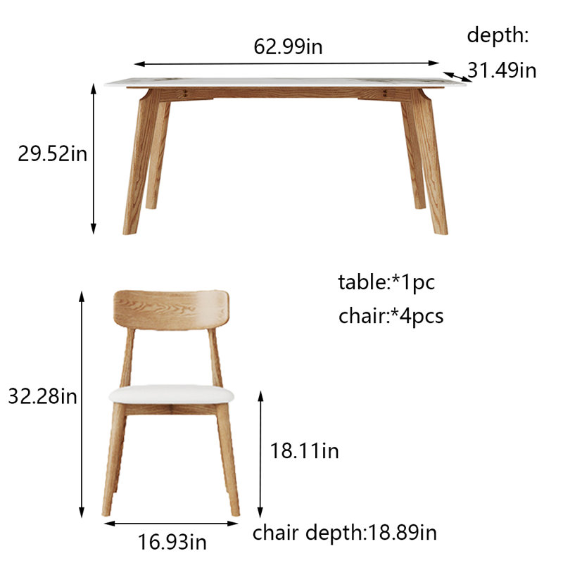 Vroman, 29.52"H x 62.99"L x 31.49"W