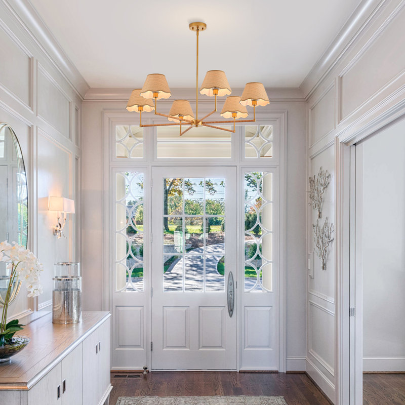 6 - Light Dimmable Classic / Traditional Chandelier
