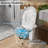 Smart Toilet Bidet Tankless, Auto Open/Close Lid, Elongated Dual Flush One-Piece Toilet-107545430