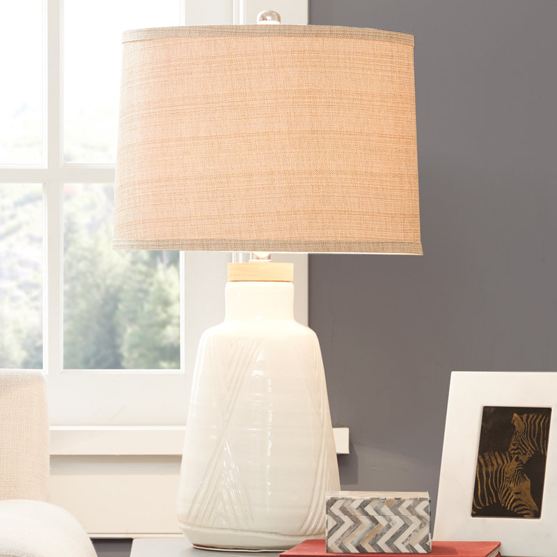 Kennebec Textured Ceramic Table Lamp