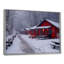 Rouge, blanc, hiver, hôtel, chalet douillet II - hôtels et loges, décoration murale-750764252-750764228