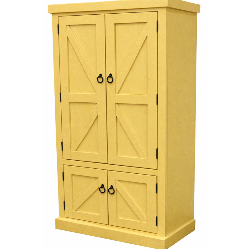 Garde-manger 75 po Blissfield, Jaune